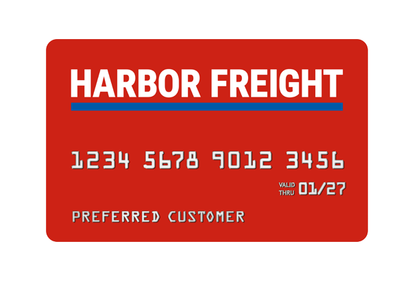 Harbor Freight®168一分钟极速赛车体彩官网 Credit Card